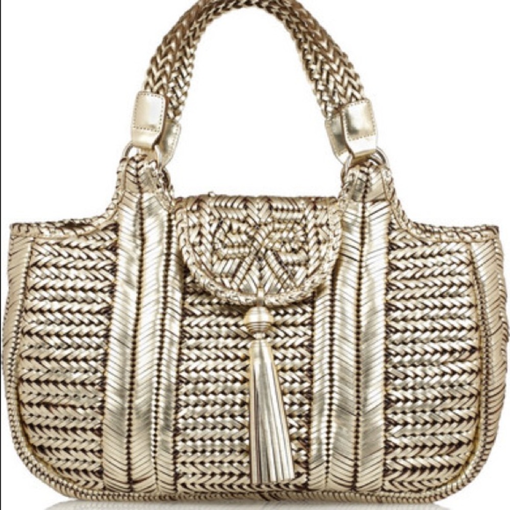 NWOT Anya Hindmarch Neeson Woven Leather Tote